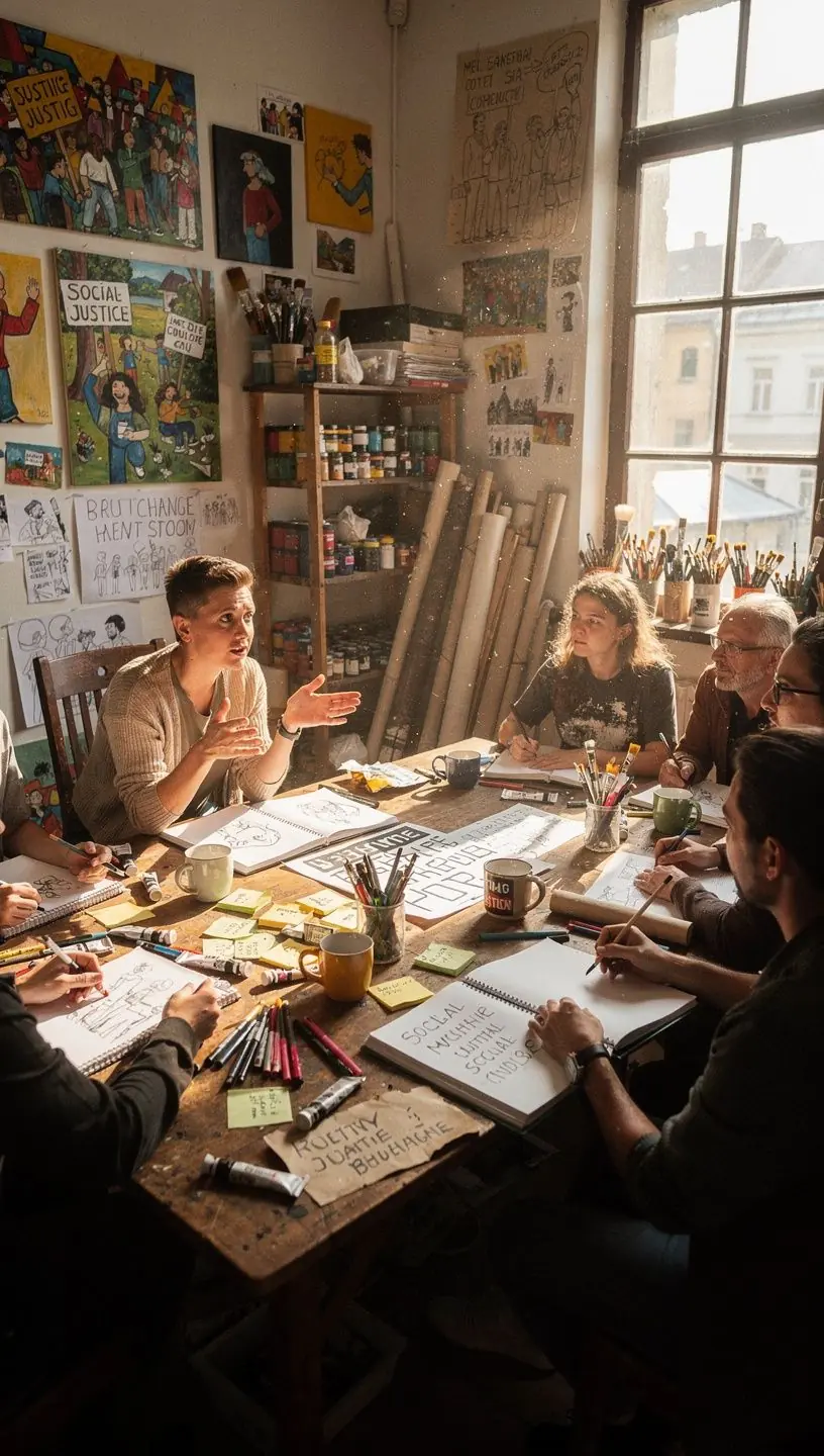 Professional team collaboration